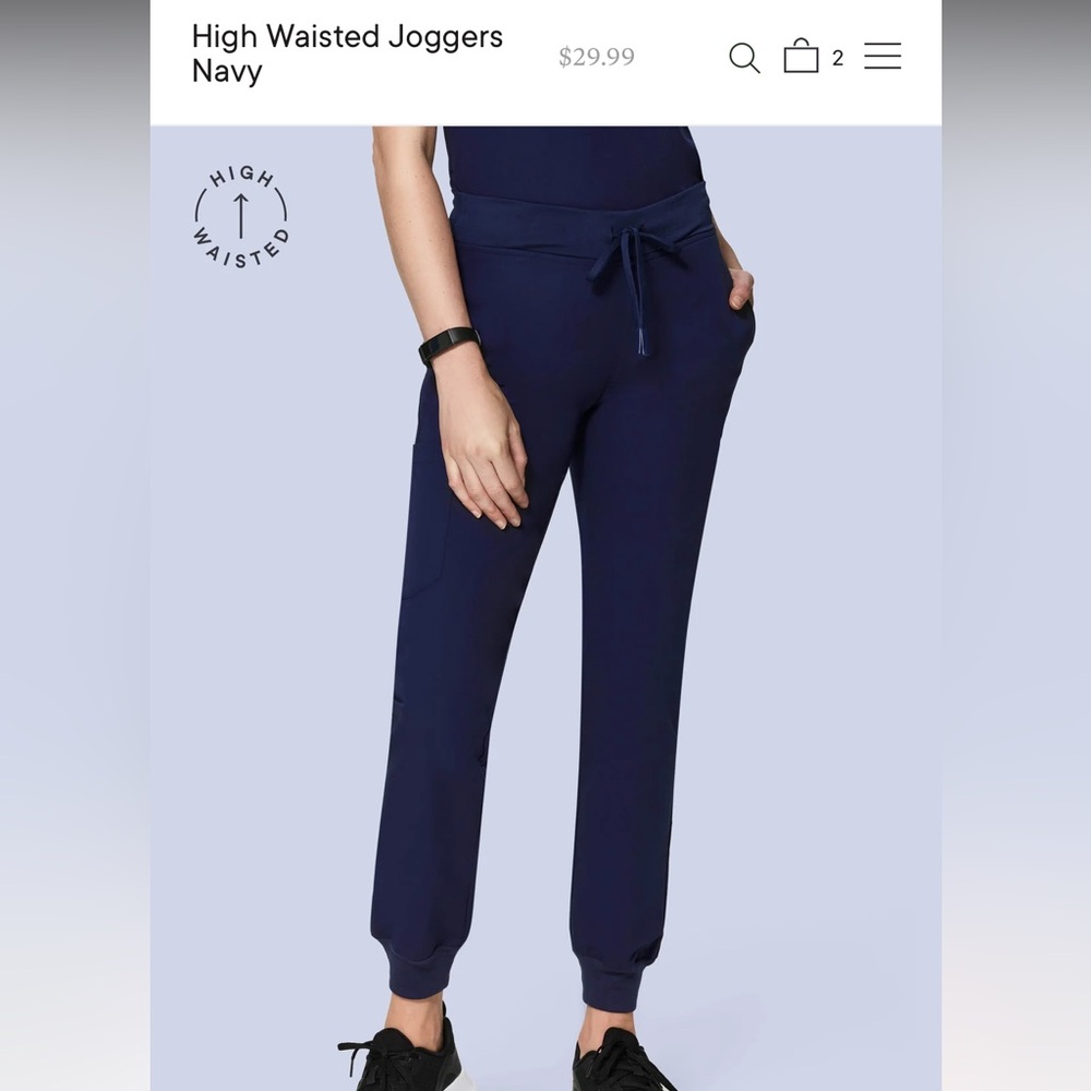 mandala navy blue scrubs! size large